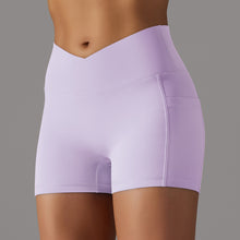 Load image into Gallery viewer, YogaBabes™ Ruched Bum Shorts with Pocket