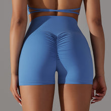 Load image into Gallery viewer, YogaBabes™ Ruched Bum Shorts with Pocket