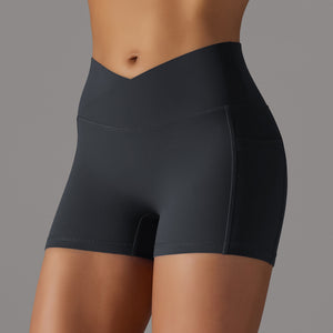 YogaBabes™ Ruched Bum Shorts with Pocket